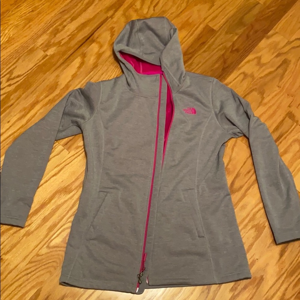 Women’s pink lined North Face